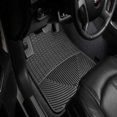 WeatherTech Floor Mats: Black, Rubber, Deep Sculpted Channels, All Weather, 2 Pk W408 - Advance ...