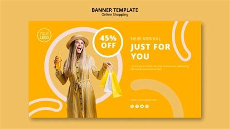 Free PSD | Online shopping banner template | Banner template, Banner ...