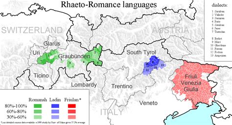 Rhaeto-Romance languages - Romansh language - Wikipedia, the free encyclopedia High School World ...