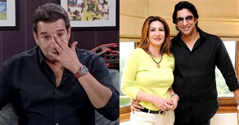 Wasim Akram Breaks Into Tears Remembering First Wife Huma | Reviewit.pk