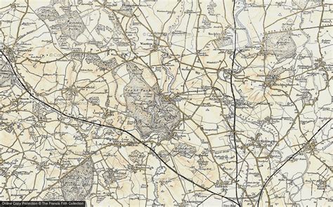 Historic Ordnance Survey Map of Woodstock, 1898-1899