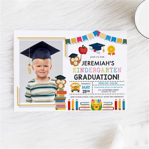 Kindergarten Graduation Invitations