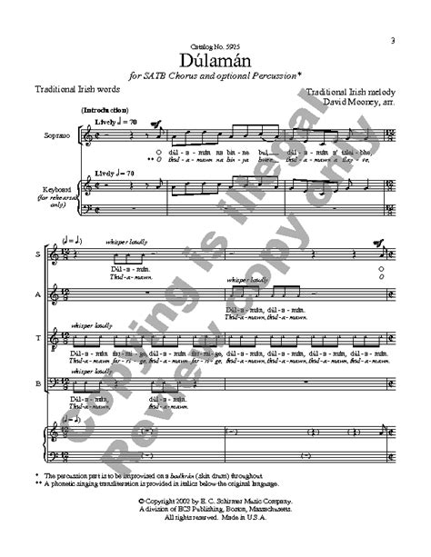 Dulaman Sheet Music by David Mooney (SKU: 5925) - Stanton's Sheet Music