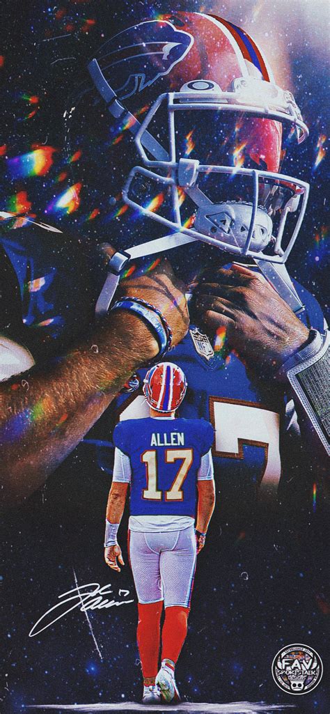 Josh Allen Retro Wallpaper 🔥🏈 GO BILLS! : buffalobills