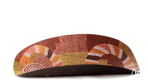 Coolamon by Billy Stockman Tjapaltjarri from Papunya, Central Australia ...