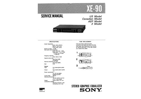 SONY XE90 - Service Manual Immediate Download