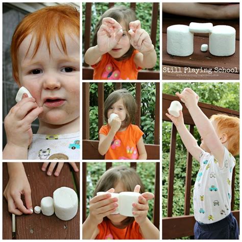 Marshmallow Sensory Bin | Sensory bins, Toddler activities, Sensory play