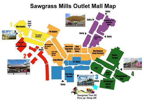 Sawgrass Mills Mall Map - Map Of The World