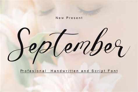 September Font by pinkmeca · Creative Fabrica