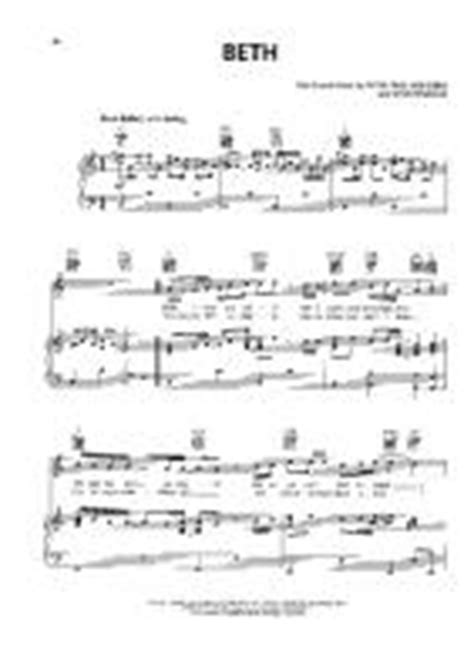 Kiss - Beth - Free Downloadable Sheet Music