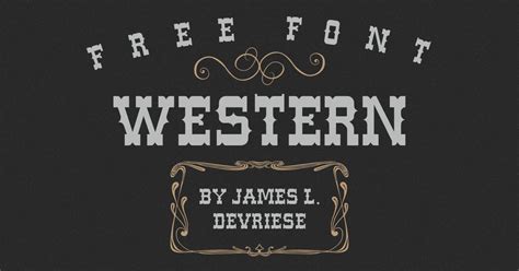 Free Western Font – MasterBundles