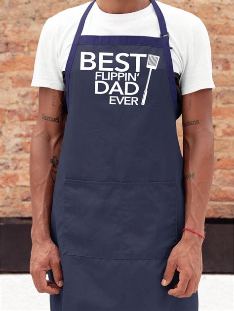 Bbq Dad Apron Grill Dad Apron Best Dad Ever Apron Funny BBQ - Etsy