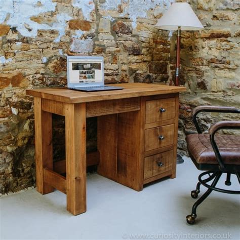 Plank Desk & Dressing Table | Chunky Wood Desk | Curiosity Interiors