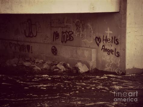 Graffiti under the bridge Photograph by Christy Beal - Fine Art America