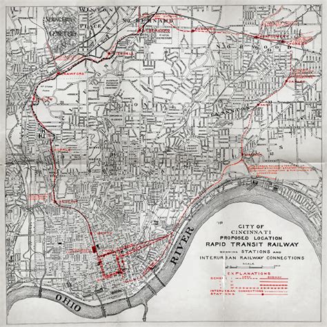 Cincinnati's Abandoned Subway: MAP