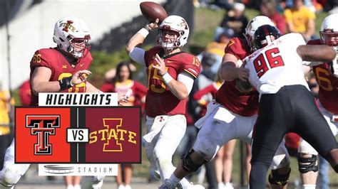 Texas Tech vs. Iowa State Football Highlights (2018) | Stadium - YouTube