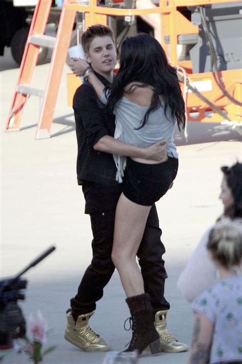 SELENA GOMEZ and Justin Bieber on the Set of Boyfriend Music VIdeo – HawtCelebs