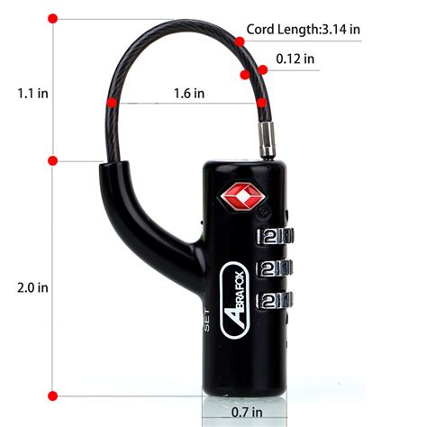 TSA Keyless Cable Luggage Locks - Buy TSA Luggage Locks, Keyless Luggage Locks, Cable Luggage ...