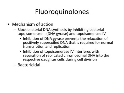 PPT - Fluoroquinolones PowerPoint Presentation, free download - ID:2185696