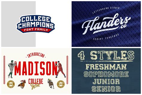 36 of the Best College Fonts That Show Off Your School Spirit | HipFonts