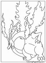 Coloring Page Charizard  Free Printable Pages sketch template