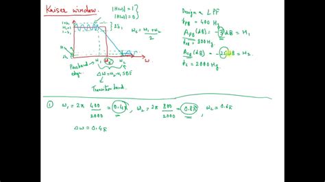 Lecture 22 : Kaiser Window - YouTube