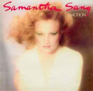 Samantha Sang - Emotion (2009, CDr) | Discogs