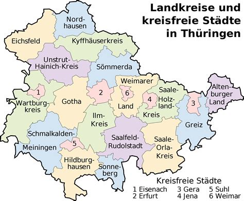 Large Thuringia Maps for Free Download and Print | High-Resolution and Detailed Maps