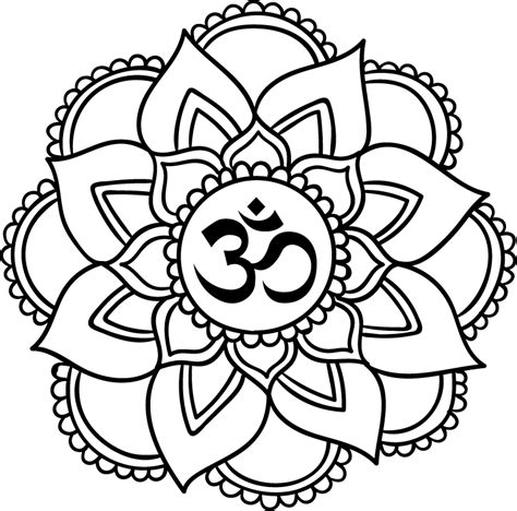 Mandala yoga shala wall decor - TenStickers