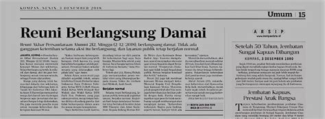 Contoh Artikel Koran Kompas - Siswa Pintar