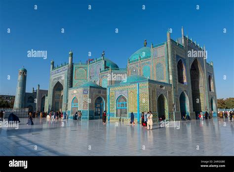 Blue Mosque, Mazar-E-Sharif, Afghanistan, Asia Stock Photo - Alamy