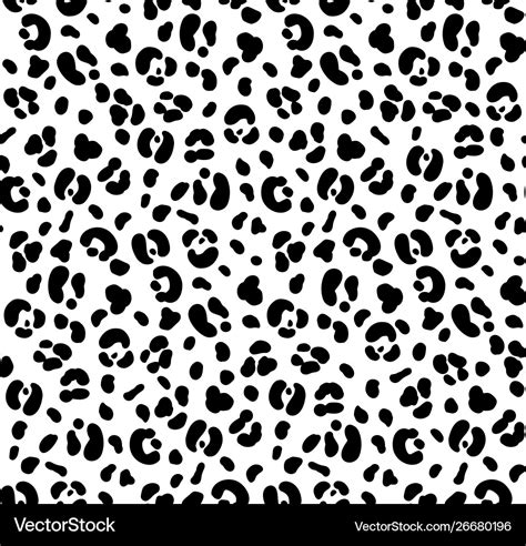 Black And White Cheetah Print Pattern