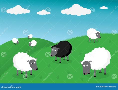 Black Sheep Of The Family Stock Photo - Image: 17930490