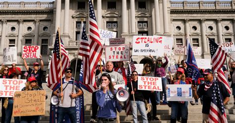 In a Year of Protest Cries, Now It’s ‘Count Every Vote!’ and ‘Stop the Steal!’ | NYT > Home Page ...