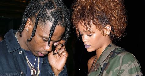 Is Rihanna dating Travis Scott? Couple 'all over each other' at rapper's post gig party - Mirror ...