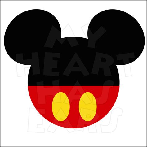 Mickey Mouse Ears Clipart | Free download on ClipArtMag