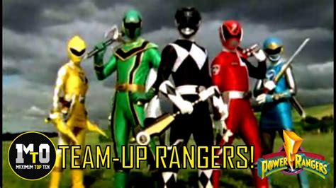 TOP 10 POWER RANGERS TEAM UPS - CROSSOVERS OF ALL TIME - YouTube