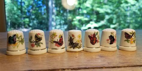 Antique Porcelain Butterfly Thimbles - Etsy in 2023 | Antique porcelain, Antiques, Thimbles