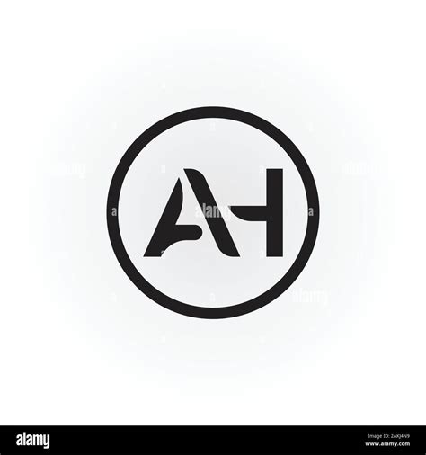 Initial AH Letter Logo With Creative Modern Business Typography Vector ...