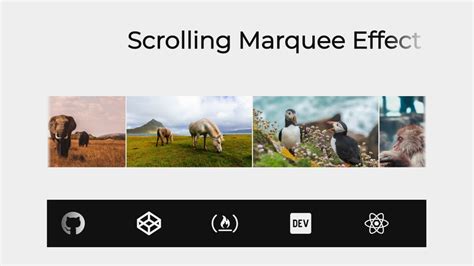 Marquee-like Content Scrolling (HTML & CSS) - YouTube