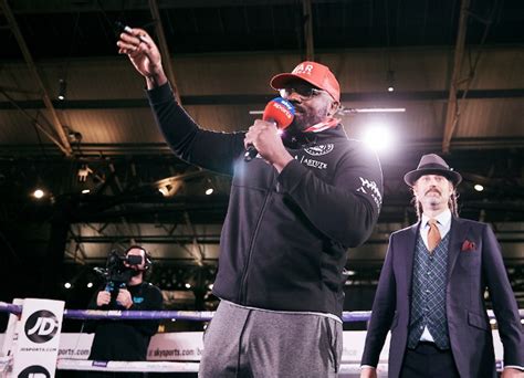 Photos: Derek Chisora Brings Close Friend To Open Workout - Boxing News