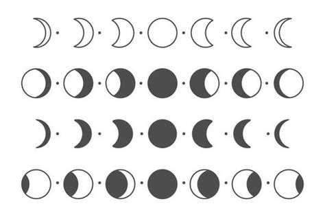 Moon Phase Vector Art, Icons, and Graphics for Free Download