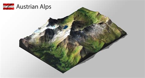 austrian alps - map - Photo #4124 - motosha | Free Stock Photos