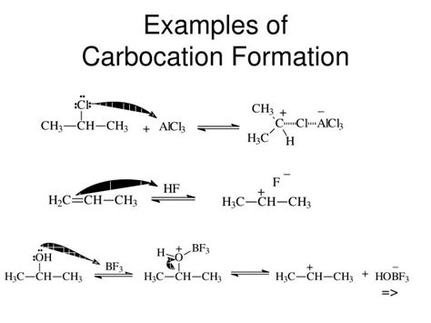 PPT - Examples of Carbocation Formation PowerPoint Presentation, free download - ID:6531377