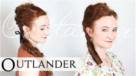 18th Century Colonial Style Updos from Outlander Season 4 (Claire & Brianna) - YouTube