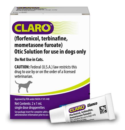 Claro® Otic Solution | Target canine otitis externa