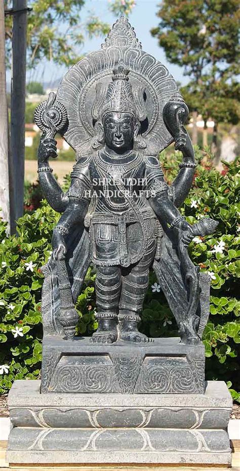 Hindu Black Marble Vishnu statue, For Worship at Rs 100000 in Jaipur ...