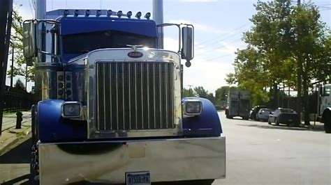 Blue Peterbilt Dump Truck - YouTube