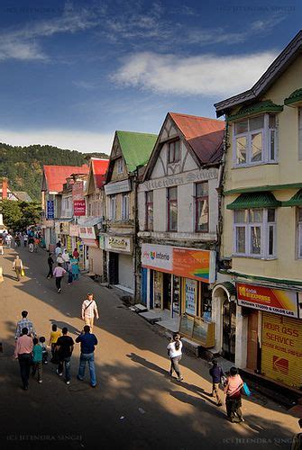 This is Mall Road on Shimla - A British Himalayan Town in India Amazing India, It's Amazing ...