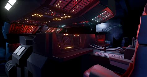 Nostromo Bridge from Alien 1979 — polycount